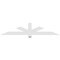 Ekena Millwork Kennewick Architectural Grade PVC Gable Bracket, 72"W x 15"H x 2"D x 4"F, 5/12 Pitch GBP072X15X0204KEN00 - alternate 5